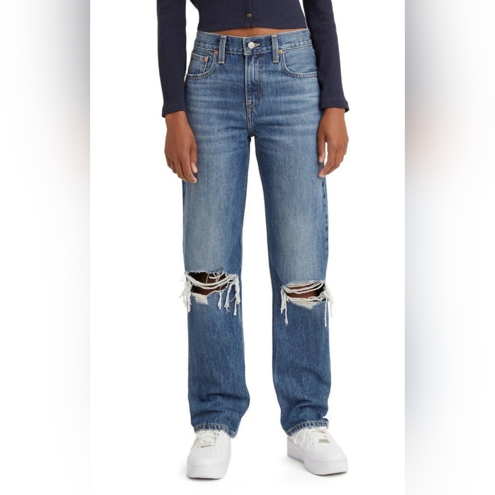LEVI'S Low Pro Straight Leg Jeans Size 32